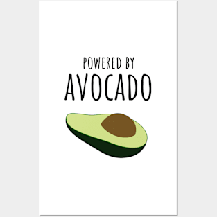 Powered By Avocado Posters and Art